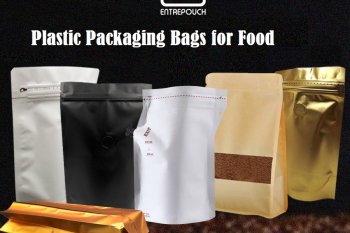 Plastic packaging bags for food