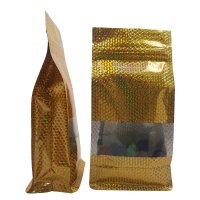 Gold Zip Lock Gusseted