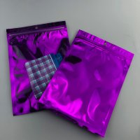 Purple Zip Lock Flat 