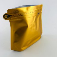 Gold Coffee Pouch (Easy Zip)