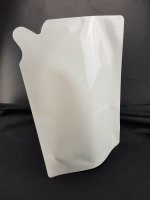 White Liquid Pouch (Hot Fillable)