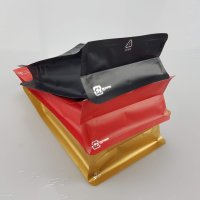 Gold, Red, Black Zip Lock Gusseted (Easy Zip)