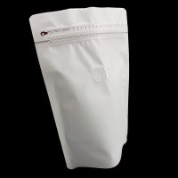 White Coffee Pouch (Easy Zip)