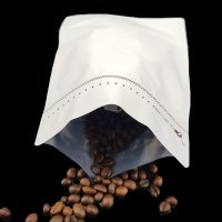 White Coffee Pouch (Easy Zip)