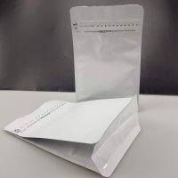 White Coffee Pouch (Easy Zip)