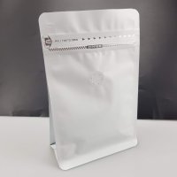 White Coffee Pouch (Easy Zip)