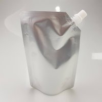 Silver Liquid Pouch (Hot Fillable)