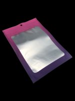 Pink,Purple Zip Lock Flat 