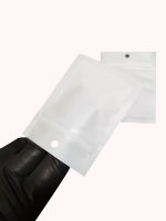 White Zip Lock Flat 