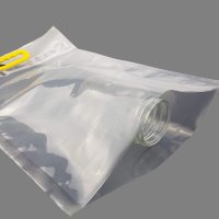 Transparent Pouch Flat (With Handle, Vacuum)