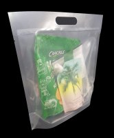 Transparent Stand Up Pouch (Gift Bag, With Handle)