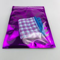 Purple Zip Lock Flat 