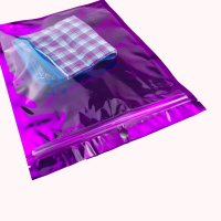 Purple Zip Lock Flat 