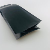 Black Pouch Gusseted 