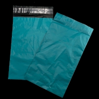 Blue Green Courier Mailer Bag (Recycled, Eco-Friendly)