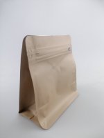 Yellow Brown Coffee Pouch (Easy Zip)