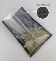 Clear Front, Black Pouch Flat (Textured Vacuum Bag For Household Vacuum,Frozen)