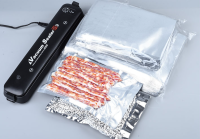 Silver Pouch Flat (Textured Vacuum Bag,Frozen)