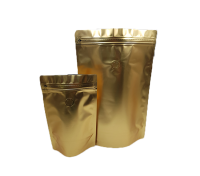 Gold Coffee Pouch (Easy Zip)