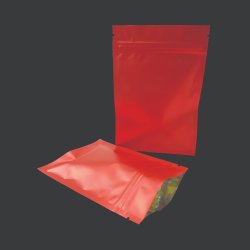 Red Zip Lock Flat 