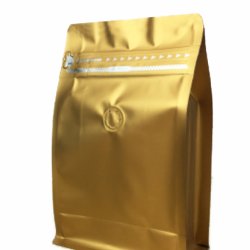 Gold Coffee Pouch (Easy Zip)