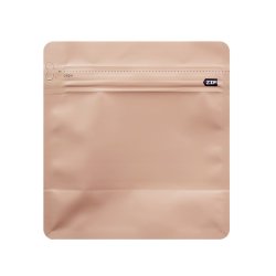 Yellow Brown Coffee Pouch (Easy Zip)