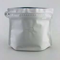 White Coffee Pouch (Easy Zip)