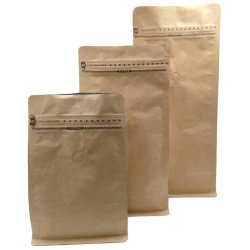 Kraft Coffee Pouch (Easy Zip)