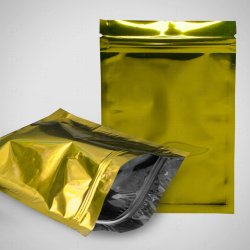 Gold Zip Lock Flat 