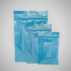 Blue Zip Lock Flat 