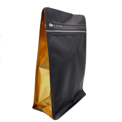 Black,Gold Coffee Pouch (Easy Zip)