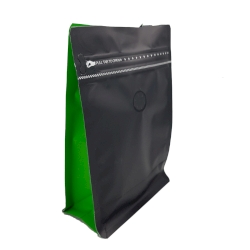 Black,Green Coffee Pouch (Easy Zip)