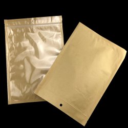 Kraft Zip Lock Flat 