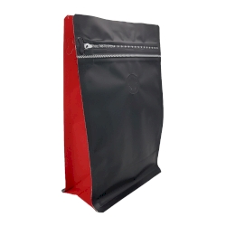 Black,Red Coffee Pouch (Easy Zip)
