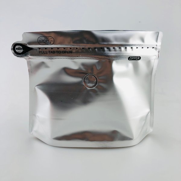 Silver Coffee Pouch (Easy Zip)