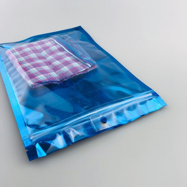 Blue Zip Lock Flat 