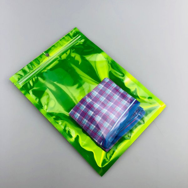 Green Zip Lock Flat 