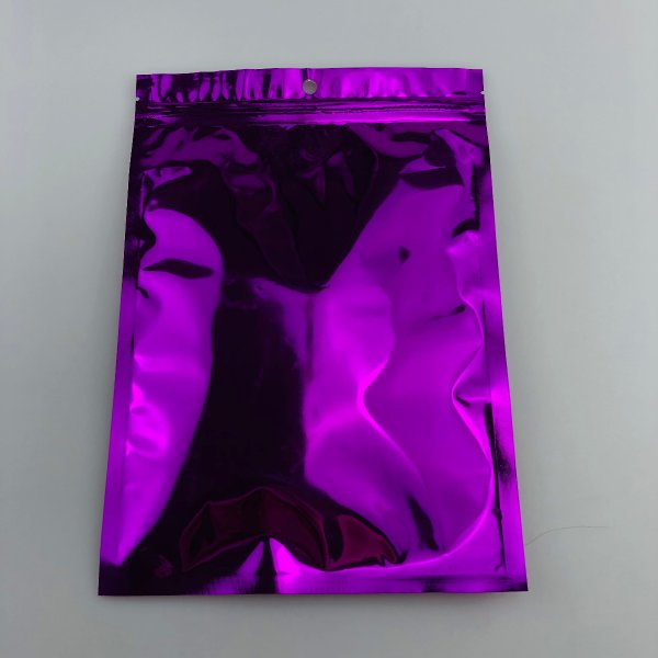 Purple Zip Lock Flat 