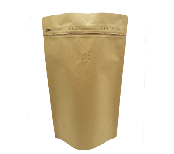 Kraft Coffee Pouch (Easy Zip)