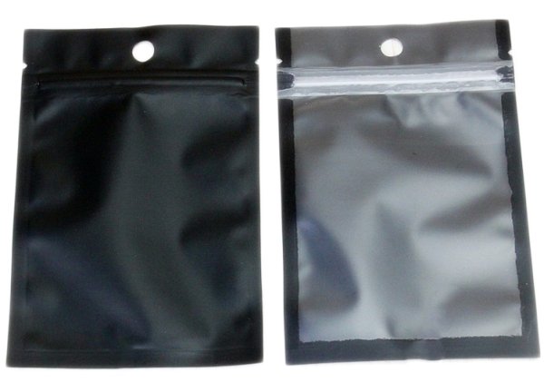 Black Zip Lock Flat 