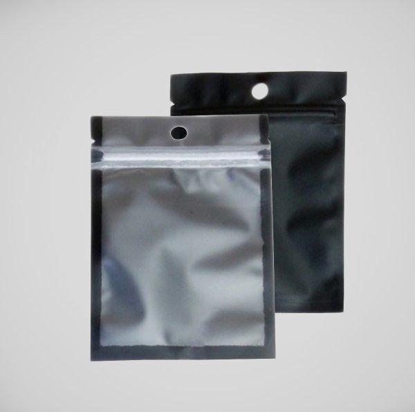 Black Zip Lock Flat 