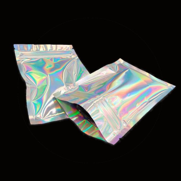 Holographic Zip Lock Flat 