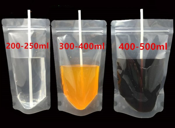 Transparent Liquid Pouch 