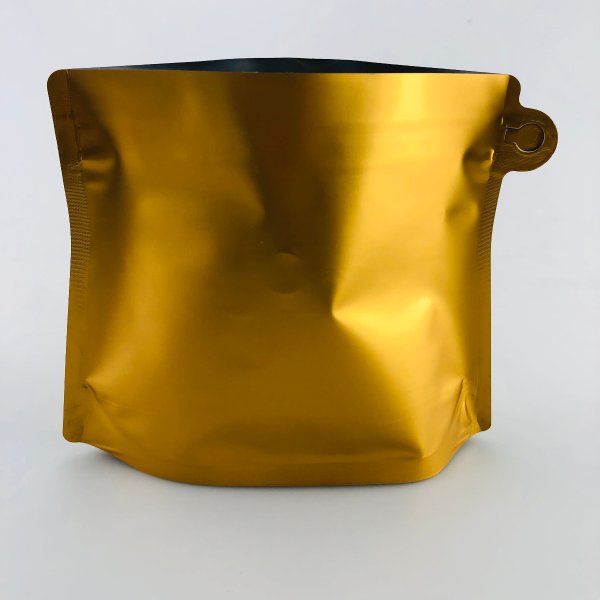 Gold Coffee Pouch (Easy Zip)