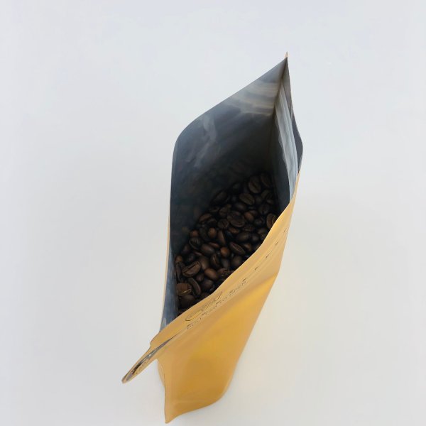 Gold Coffee Pouch (Easy Zip)