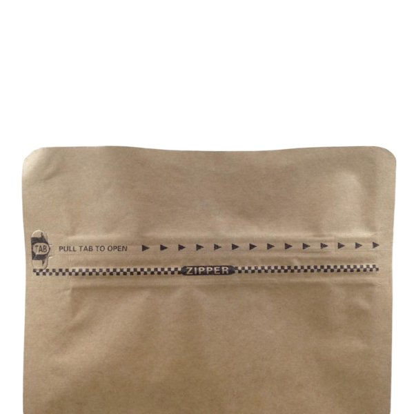 Kraft Coffee Pouch (Easy Zip)