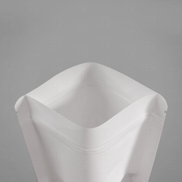 White Stand Up Pouch 