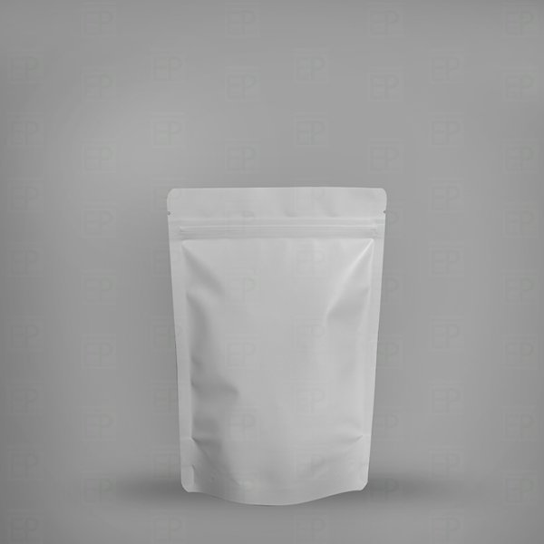 White Stand Up Pouch 