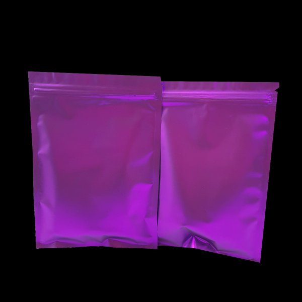 Violet Zip Lock Flat 