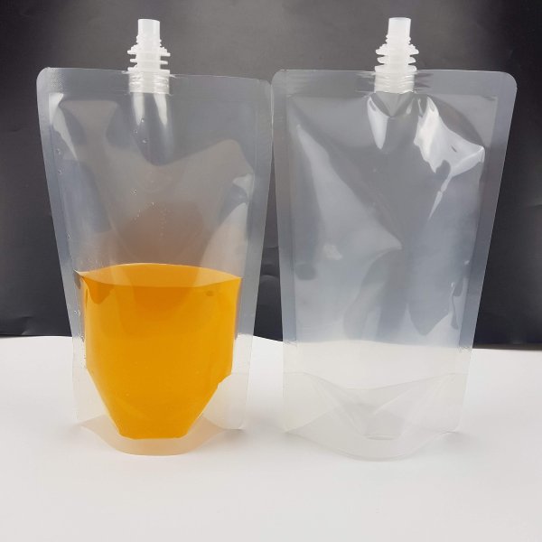 Transparent Liquid Pouch  (Hot Fillable)